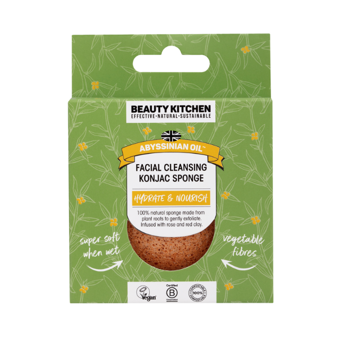 Beauty Kitchen Abyssinian Oil Facial Cleansing Konjac Sponge Beauty Kitchen