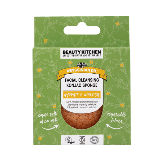 Beauty Kitchen Abyssinian Oil Facial Cleansing Konjac Sponge Beauty Kitchen