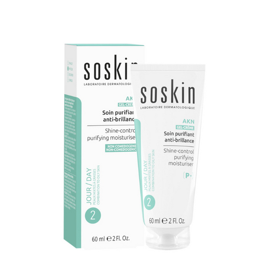 Soskin AKN Shine-Control Moisturiser Gel Cream - 60ml Soskin