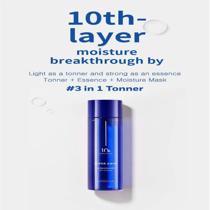 Missha Super Aqua Ultra Hyalron Skin Essence - 200ml Missha