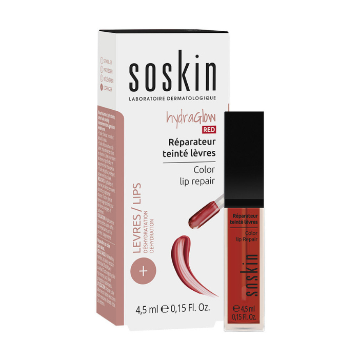 Soskin Hydraglow Red Color Lip Repair - 4.5ml Soskin