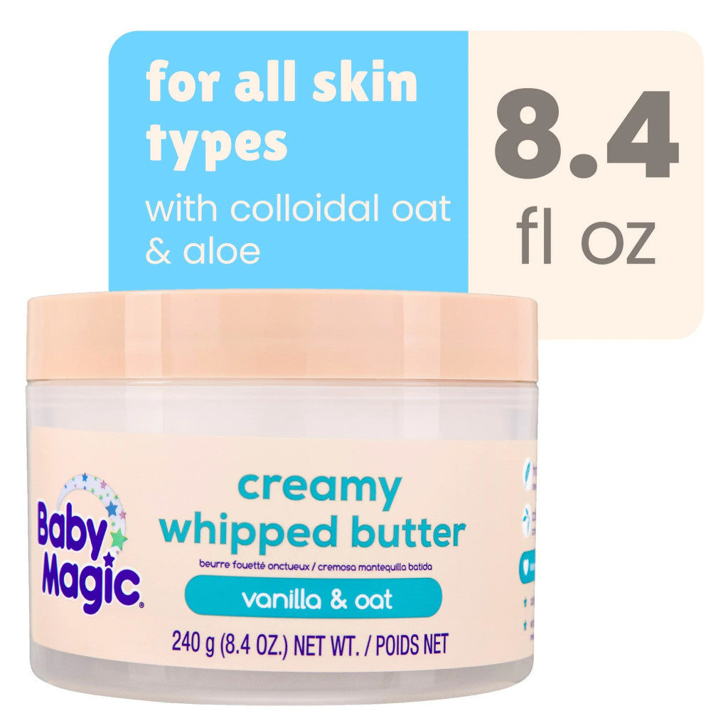 Baby Magic Vanilla Oat Creamy Whipped Butter - 240g Baby Magic