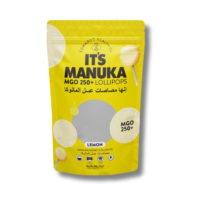 Its Manuka MGO 250+ Lollipops Lemon 84g Its Manuka