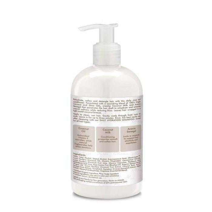 Shea Moisture 100% Virgin Coconut Oil Daily Hydration Conditioner Nourish and Detangle 384ml Shea Moisture