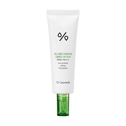 Dr. Ceuracle Tea Tree Purifine Green Up Sun (SPF50+) Calming Sunscreen - 50ml Dr. Ceuracle