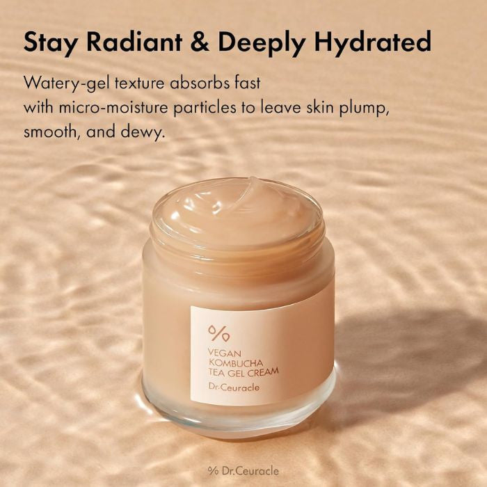 Dr. Ceuracle Vegan Kombucha Tea Gel Cream Probiotic Hydrating Detox Moisturizer 75g Dr. Ceuracle