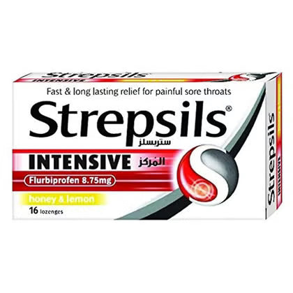 Strepsils Intensive Honey & Lemon Lozenges 16's Strepsils
