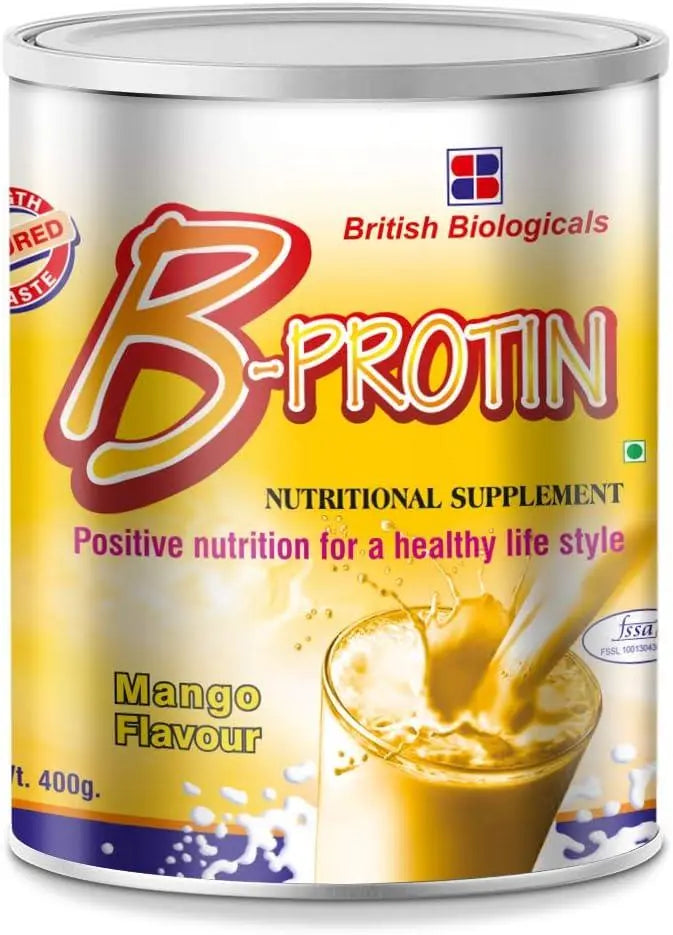 British Biologicals Mango Flavour B-Protin  400g British Biologicals