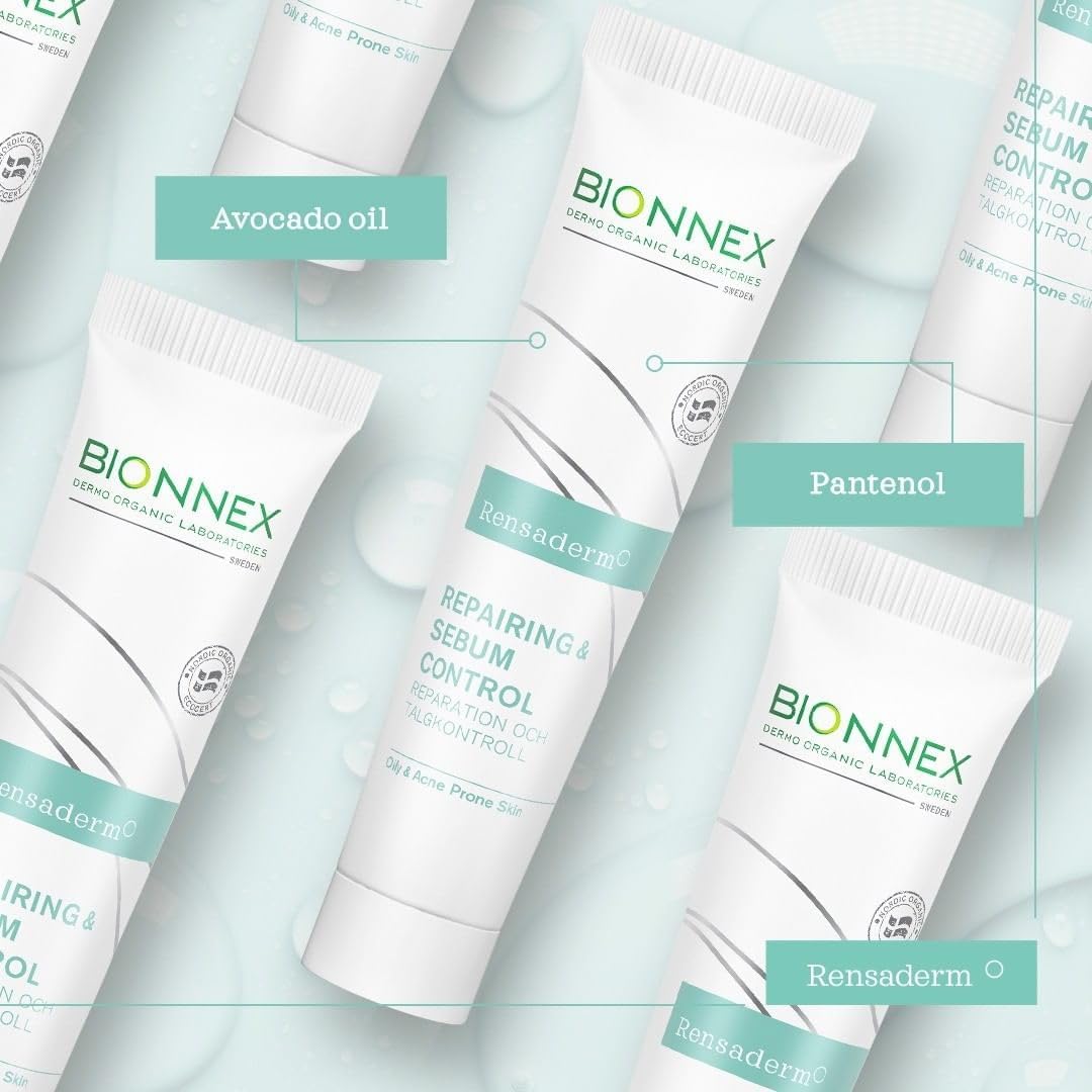 Bionnex Rensaderm Repairing & Sebum Control Cream, Oil Control and Barrier Repair for Acne-Prone Skin - 30ml Bionnex