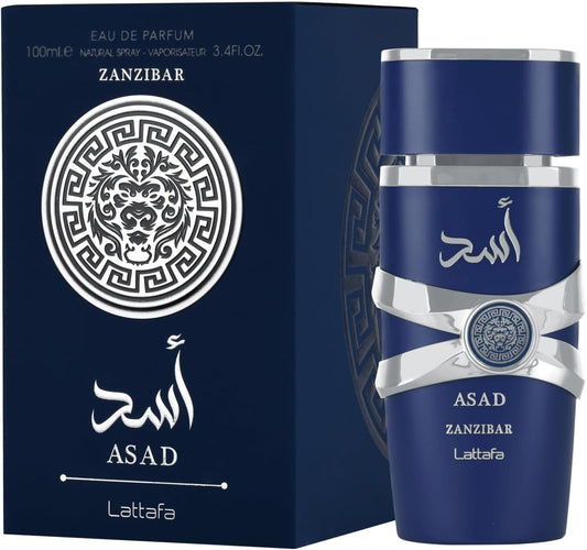 Lattafa ASAD ZANZIBAR Eau de Parfum for Men - 100 ML Lataffa