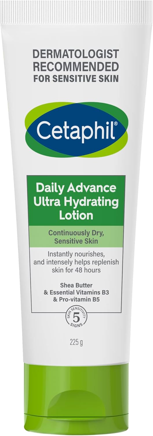 Cetaphil Daily Advance Ultra Hydrating Lotion With Shea Butter & Panthenol - 225g Cetaphil