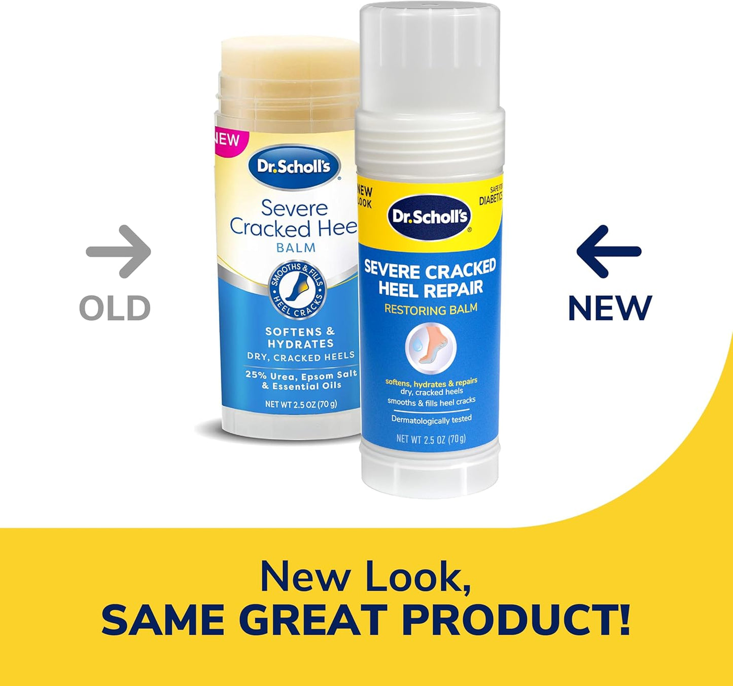 Dr. Scholl's Cracked Heel Repair Balm - 2.5oz Dr. Scholl's