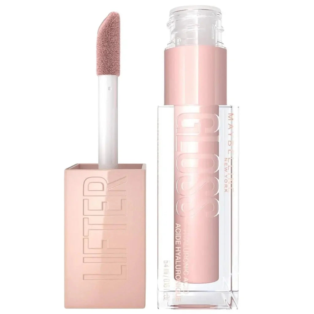 Maybelline New York Lifter Gloss, Lip Gloss With Hyaluronic Acid, 002 Ice Maybelline