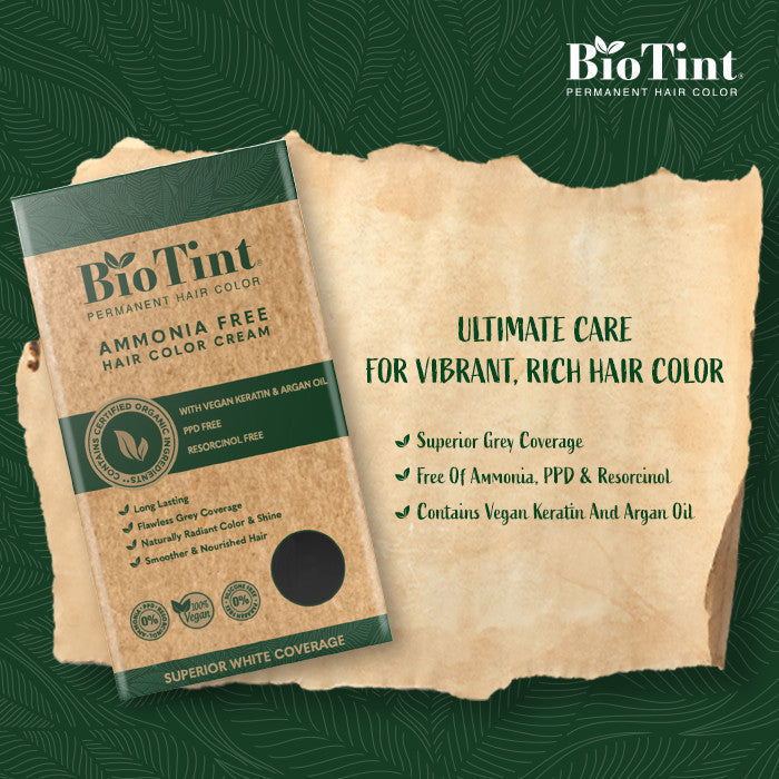 BioTint Permanent Hair Color - 6.0 Dark Blond BioTint