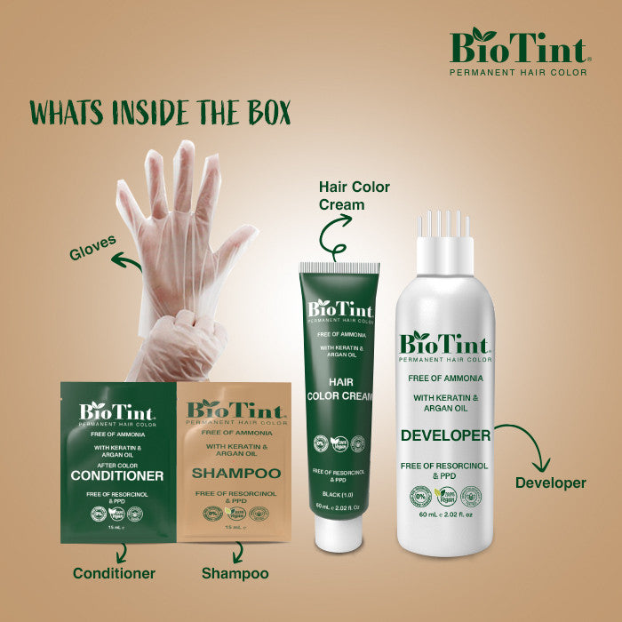 BioTint Permanent Hair Color - 6.7 Dark Golden Blond BioTint