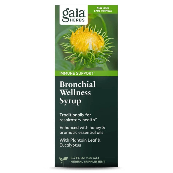 Gaia Herbs Bronchial Wellness Herbal Syrup 5.4 Oz - 160 ml Gaia Herbs