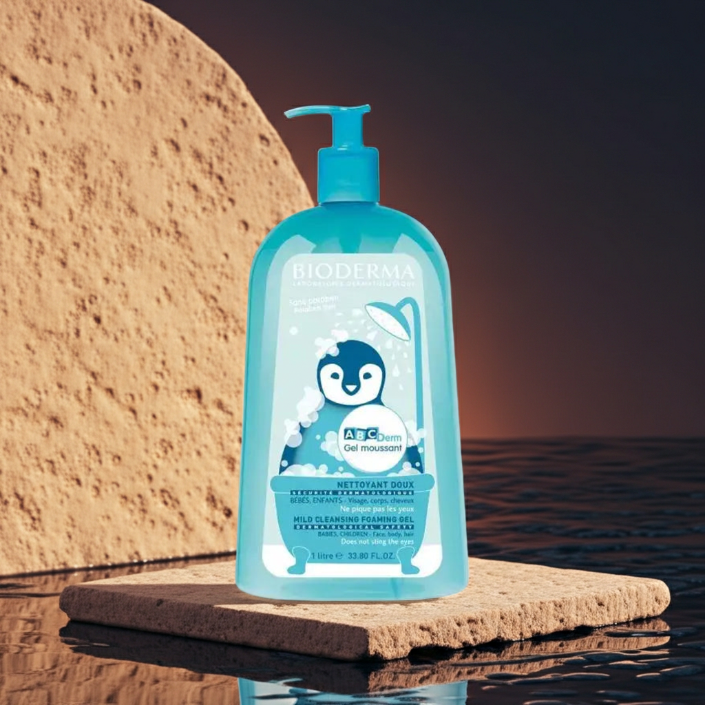 Bioderma ABCDerm Mild Cleansing Foaming Gel For Babies & Children 1 L bioderma