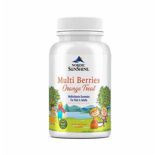 Nordic Sunshine Multiberris Multivitamin Gummies Kids & Adults - 60’s Nordic Sunshine