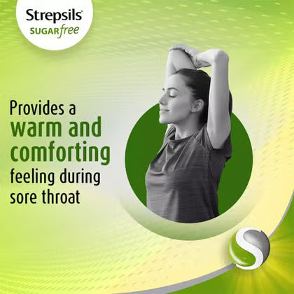 Strepsils Lemon Sugar Free Lozenges 16's Strepsils