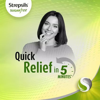 Strepsils Lemon Sugar Free Lozenges 16's Strepsils