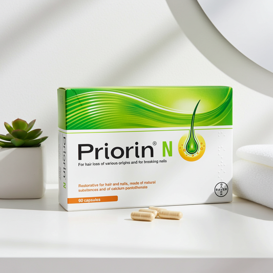 Priorin N Hair Growth Capsules – 90 Capsules (30-Day Supply) | Reduces Hair Loss
