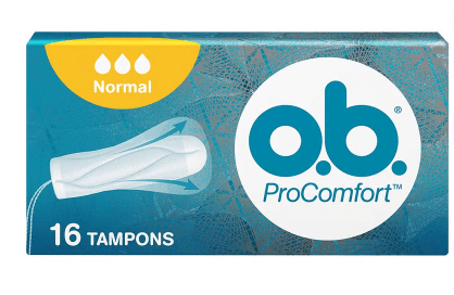 OB ProComfort Normal Tampons, Pack of 16's OB ProComfort