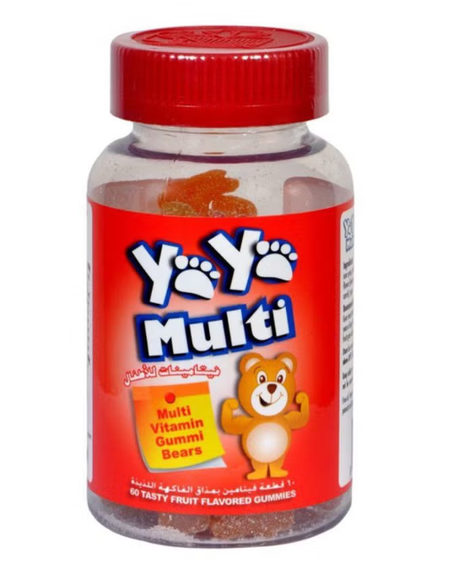 Yaya Bears Multivitamin Gummies 60's Ya ya vitamins