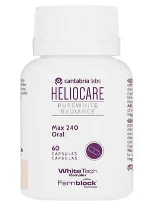 Heliocare Purewhite Radiance Max 240 Oral Capsules With White Tech Complex, Pack of 60's Heliocare