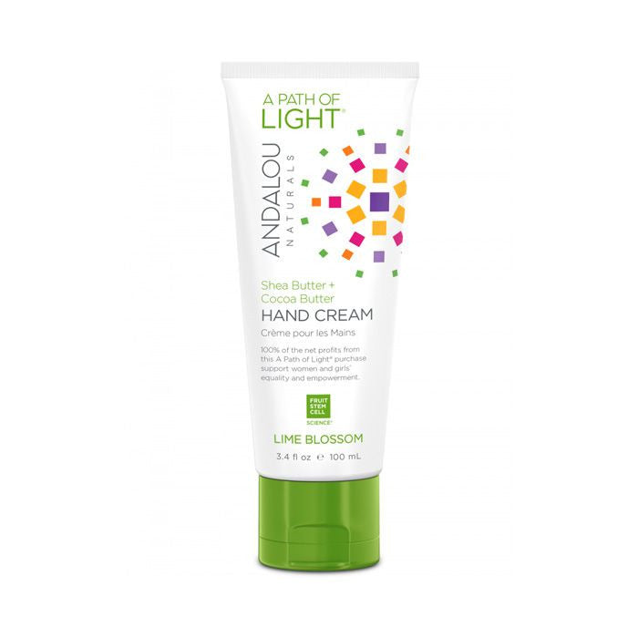 Andalou Naturals Lime Blossom Hand Cream - 100 ml Andalou Naturals