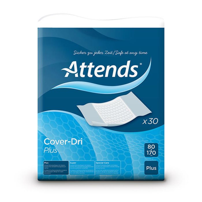 Attends Cover Dri 80X170 Plus 30's Incontinence Adult Diapers Attends