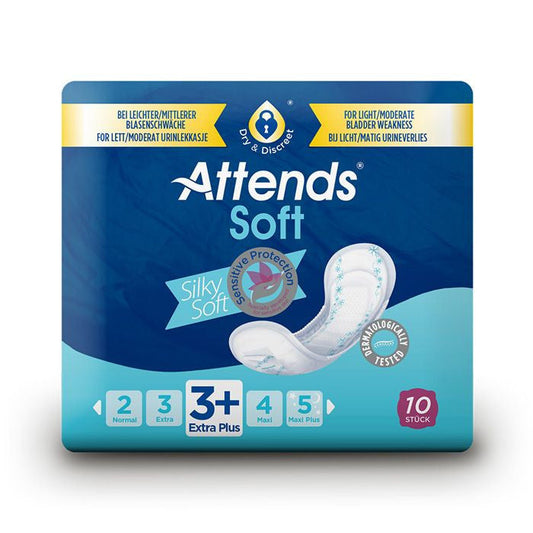 Attends Soft 3 Extra Plus 10's Incontinence Adult Diapers Attends