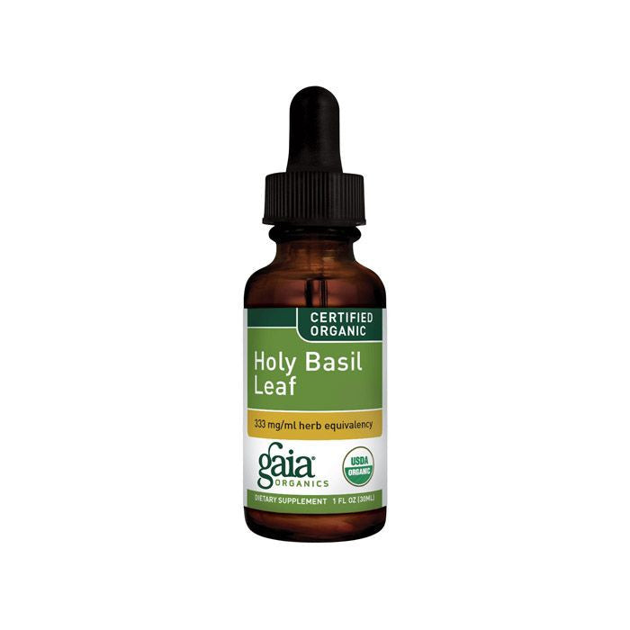 Gaia Herbs Organic Holy Basil Leaf 1 Oz - 30ml Gaia Herbs