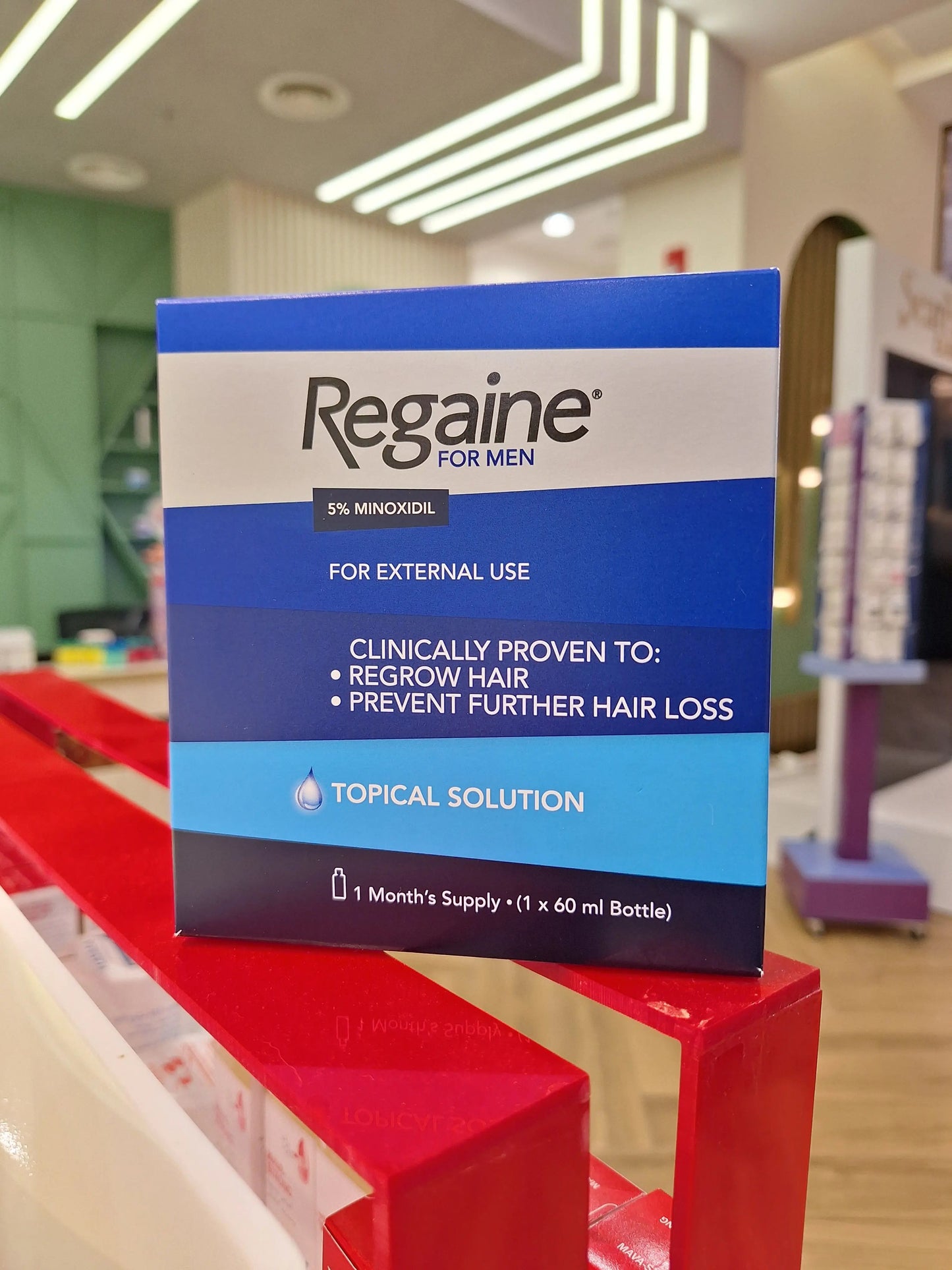 Regaine For Men 5% Topical Hair Regrowth Solution 60ml Regaine
