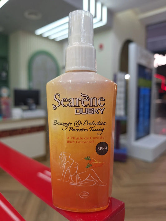 Searene Dusky PROTECTIVE TANNING WITH CARROT OIL- SPF 4 - www.plcgcc.com
