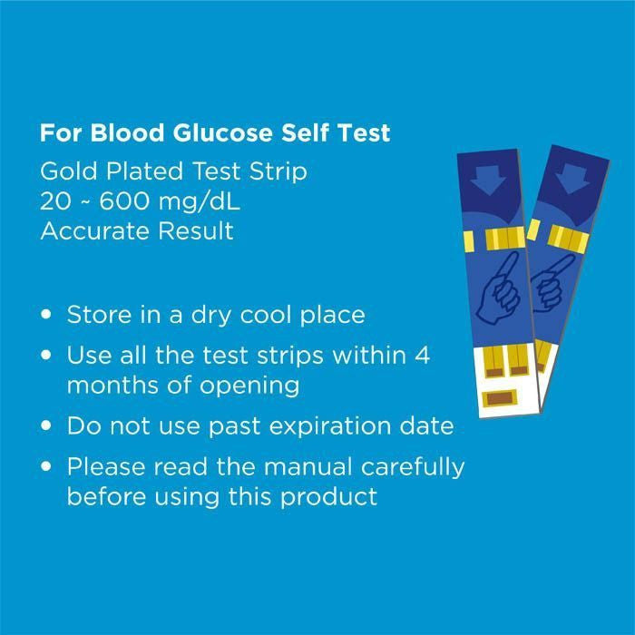 Trister Blood Glucose Test Strips 50's TS-376BGT Trister