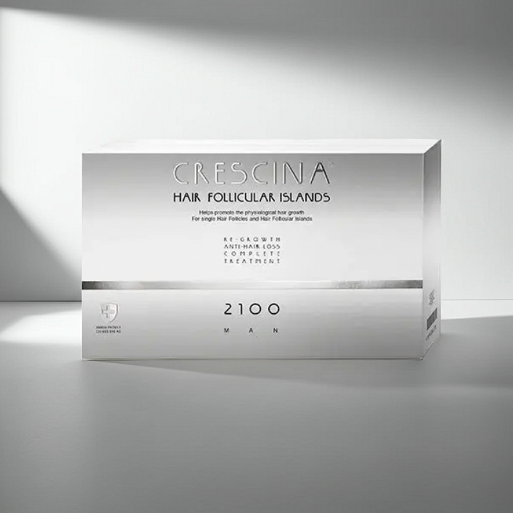 Crescina HFSC Transdermic 2100 – Maximum Strength Hair Regrowth Vials for Men (20 Vials)