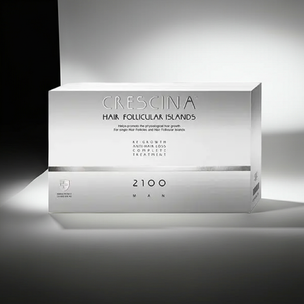 Crescina HFSC Transdermic 2100 – Maximum Strength Hair Regrowth Vials for Men (20 Vials)